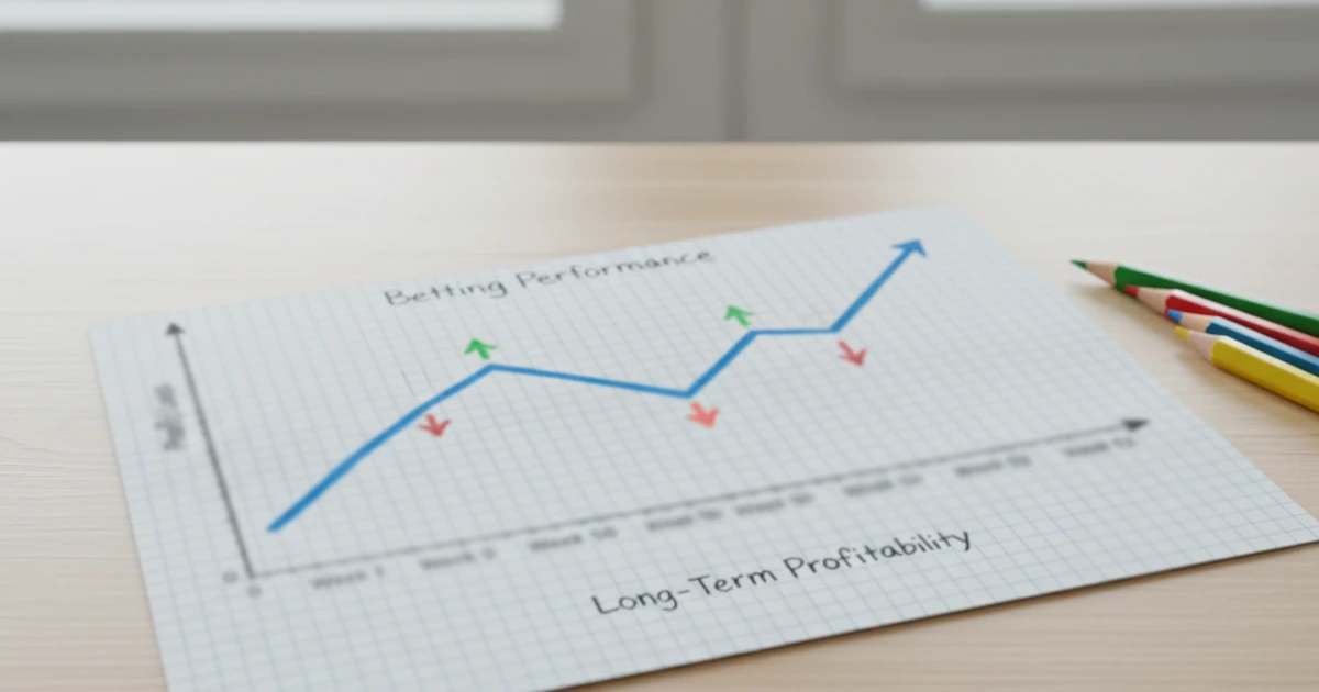Gráfico de líneas dibujado a mano mostrando la evolución del rendimiento a lo largo del tiempo