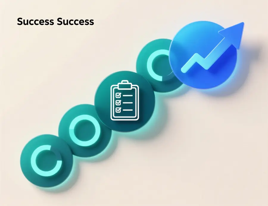 Visualización del plan de cinco pasos para gestión de bankroll con nodos conectados ascendentes